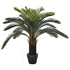 vidaXL Artificial Plant Cycas Palm with Pot Green 90 cm