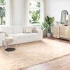 vidaXL Faux Sheepskin Rug Tafalla Beige 240 x 340 cm Polyester