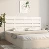 vidaXL Headboard White 140x3x80 cm Solid Wood Pine