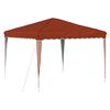 vidaXL Pop-up Party Tent Terracotta 288 x 288 x 245 cm Oxford Fabric