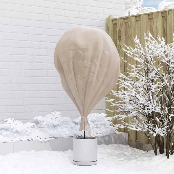 vidaXL Frost Protection Plant Fleece Beige 20 x 3.2 m Non-woven Fabric