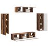 vidaXL TV Cabinet 5 pcs Old Wood