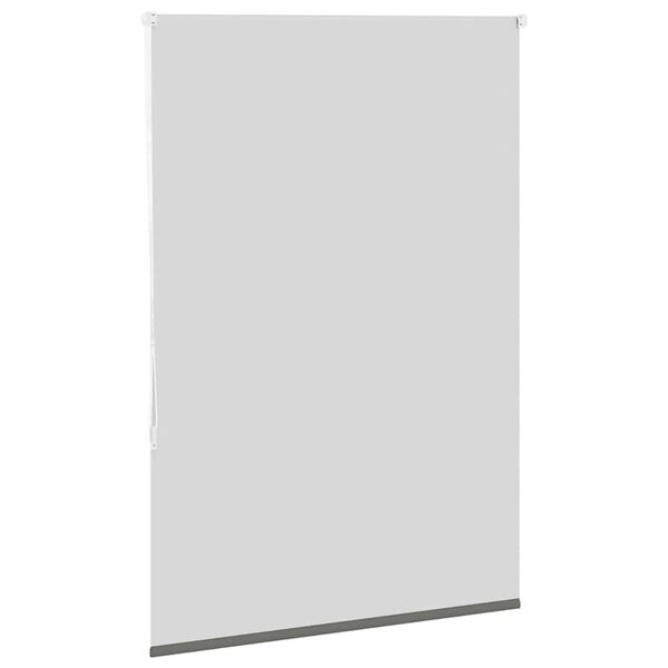 vidaXL Roller Blind Blackout Grey 100x150 cm Fabric Width 95.7 cm Polyester