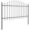 vidaXL Garden Fence Grey 510 x 100 cm
