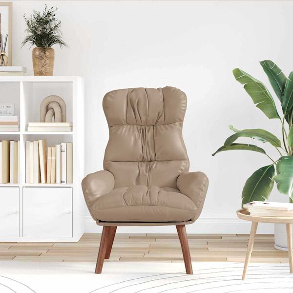 vidaXL Armchair Cappuccino 69 x 74 x 93 cm Artificial Leather