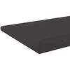 vidaXL Floating Shelf Wall-mounted 2 pcs Black 80 x 18 x 2.5 cm Steel