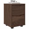 vidaXL Bedside Tables with Drawer 2 pcs Brown Oak 30.5 x 30 x 43 cm