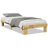 vidaXL Bed Frame without Mattress 90x190 cm Solid Wood Oak