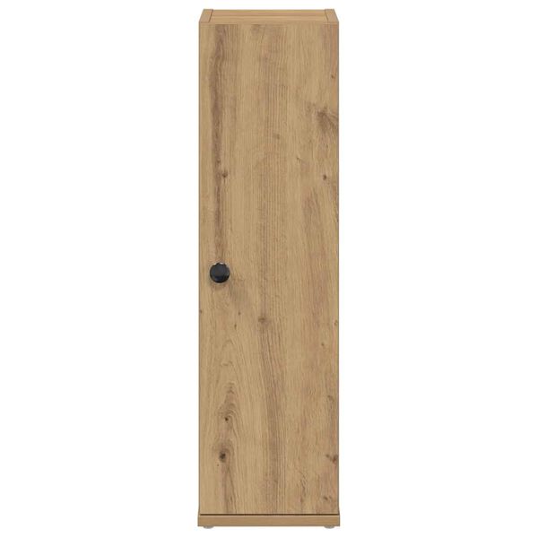 vidaXL Bathroom Cabinet with Roll Holder Artisan Oak 20.5x22x72 cm