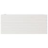 vidaXL Garden Planter White 110x60x45.5 cm Solid Wood Pine