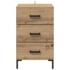 vidaXL Bedside Cabinet Artisan Oak 40 x 40 x 66 cm Engineered Wood