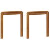 vidaXL Armrests 2 pcs Brown 59 x 6 x 61 cm Engineered Wood
