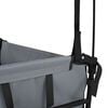 vidaXL Folding Hand Trolley Grey 105 x 56.5 x 116 cm Oxford Cloth