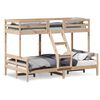 vidaXL Bunk Bed without Mattress 90x200/120x200 cm Solid Wood
