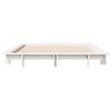 vidaXL Bed Frame without Mattress White 120x190 cm Small Double Solid Wood Pine