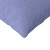 vidaXL Sofa Pillows 2 pcs Blue 145 x 40 cm Fabric