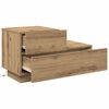 vidaXL Bedside Cabinet Artisan Oak 70 x 36 x 40.5 cm Engineered Wood