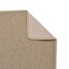 vidaXL Carpet Runner Sisal Look Sand 80x200 cm