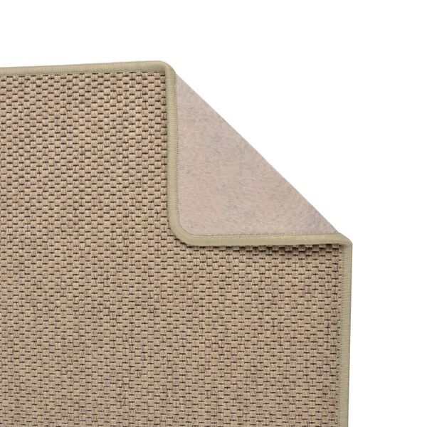vidaXL Carpet Runner Sisal Look Sand 80x200 cm