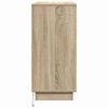 vidaXL Bedside Cabinet Sonoma Oak 71 x 34.5 x 75 cm Engineered wood