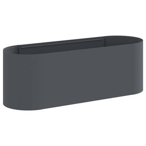 vidaXL Raised Garden Bed Anthracite 120 x 40x 40 cm