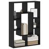 vidaXL Book Cabinet Black Oak 63 x 20 x 90 cm Engineered Wood