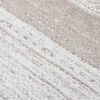 vidaXL Rug Beige 100x300 cm Cotton