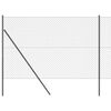 vidaXL Chainlink Fence Ground Fix 10 x 1.6 m PVC-Coated Steel Grey