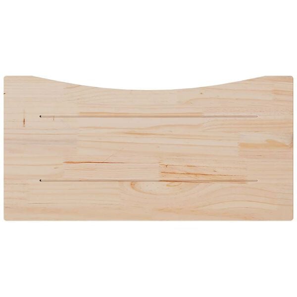 vidaXL Desk Top 80x40x2.5 cm Solid Wood Pine