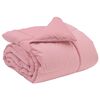 vidaXL Winter Duvet Quilted Pink 155 x 200 cm Microfiber