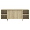 vidaXL TV Cabinet Sonoma Oak 130x35x50 cm Engineered Wood
