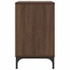 vidaXL Bedside Cabinet 2 pcs Brown oak 49 x 36 x 61 cm Engineered wood