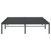 vidaXL Metal Bed Frame without Mattress Black 160x200cm