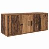vidaXL Wall-mounted TV Cabinet Set Old Wood Engineered Wood
