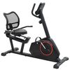 vidaXL Magnetic Recumbent Exercise Bike with Pulse Measurement