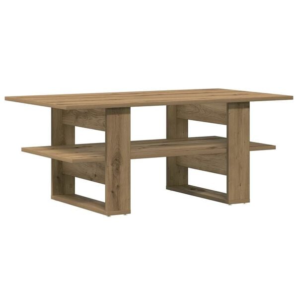 vidaXL Coffee Table Artisan Oak 102x55x42 cm Engineered Wood