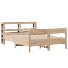 vidaXL Bed Frame without Mattress 135x190 cm Double Solid Wood Pine