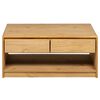vidaXL Coffee Table SAUDA Oak 99x55x45 cm Solid Wood Pine
