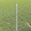 vidaXL Fence with Post Silver 0.4 x 10 m Steel