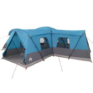 vidaXL Tent 16-Person with Roof with Storage Blue 680 x 510 x 210 cm