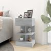 vidaXL Bedside Cabinet Grey Sonoma 40x35x65 cm Engineered Wood