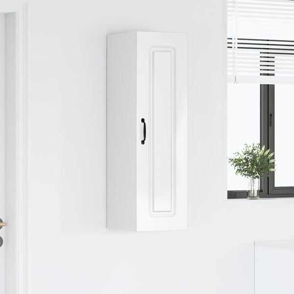 vidaXL Kitchen Cabinet Kalmar High Gloss White 30 x 31 x 100 cm