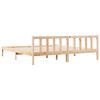 vidaXL Extra Long Bed Frame without Mattress 200x210 cm Solid Wood Pine