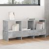 vidaXL Magazine Rack Concrete Grey 102 x 30 x 45 cm