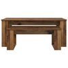vidaXL Coffee Table Set 2 pcs Old Wood Engineered Wood