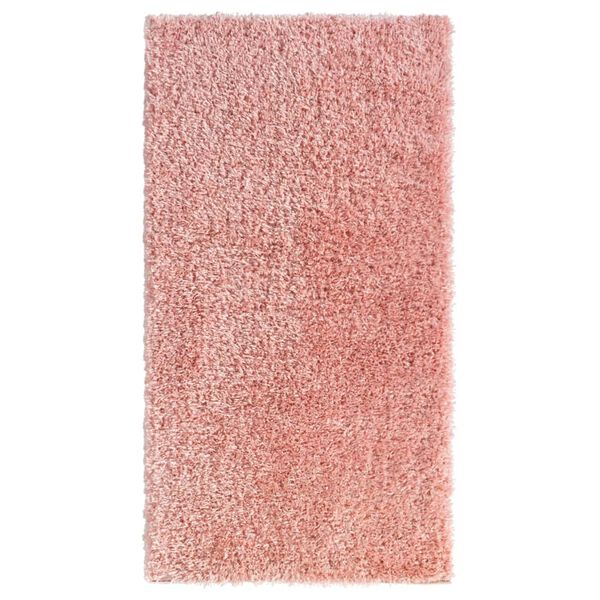 vidaXL High Pile Shaggy Rug Pink 80x150 cm 50 mm