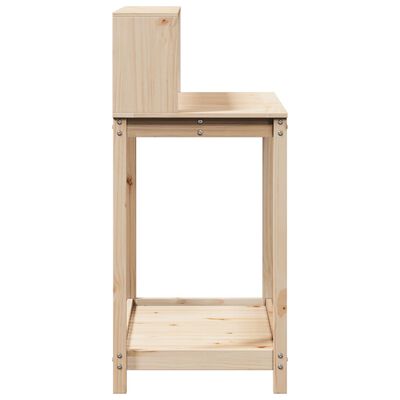 vidaXL Potting Table with Shelves 108x50x109.5 cm Solid Wood Pine