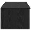 vidaXL Coffee Table Black Oak 102 x 50 x 36cm Engineered Wood