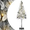 vidaXL Christmas Tree with 150 LEDs White 150 cm PE and Steel