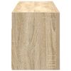 vidaXL Bathroom Wall Cabinet Sonoma Oak 80x25x30 cm Engineered Wood